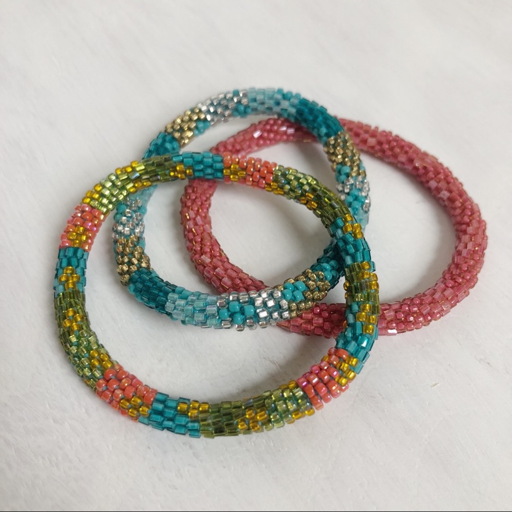 Bundle of Beaded Bracelets